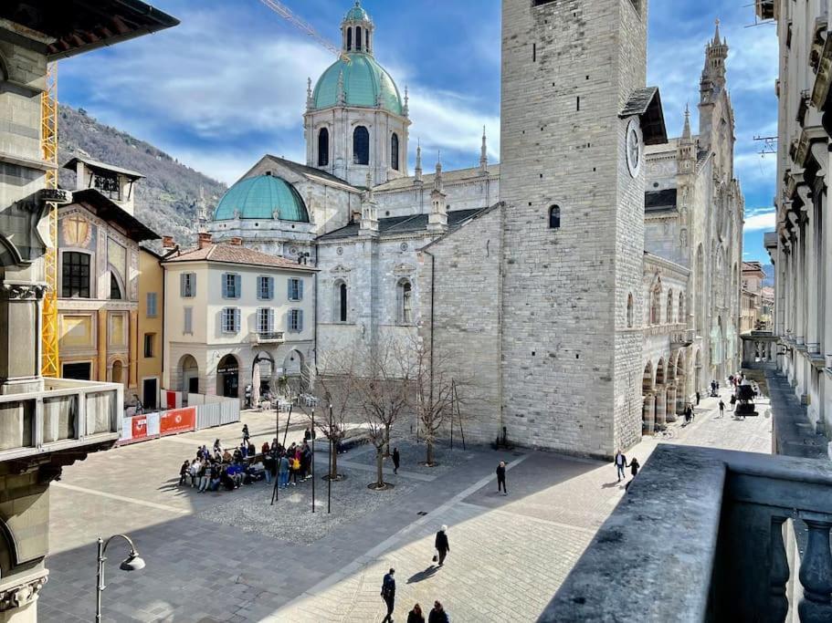 Esclusivo 130Mq Fronte Duomo E Lago E Terrazza 코모 외부 사진